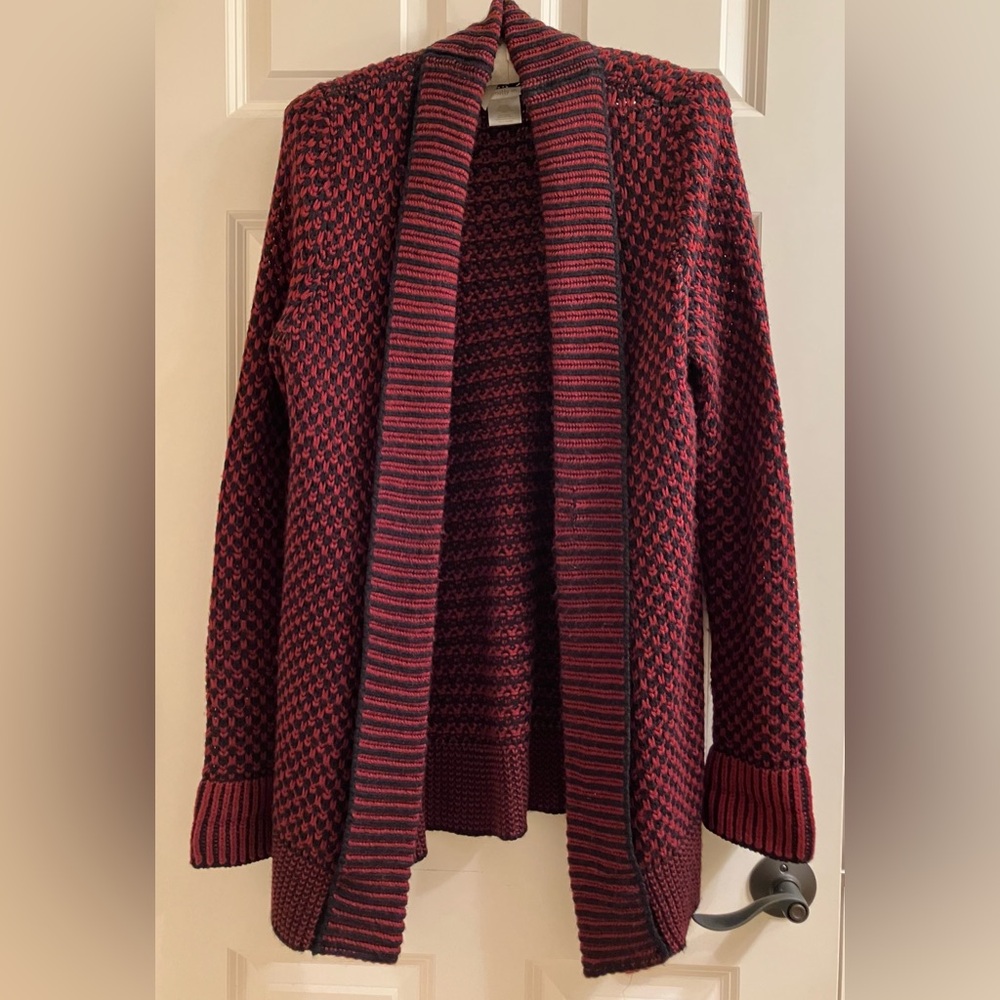 Matty M Women’s Shawl Collar Open Cardigan Size L